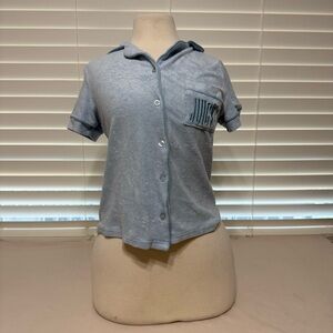 Juicy Couture Light Blue Pajama Top